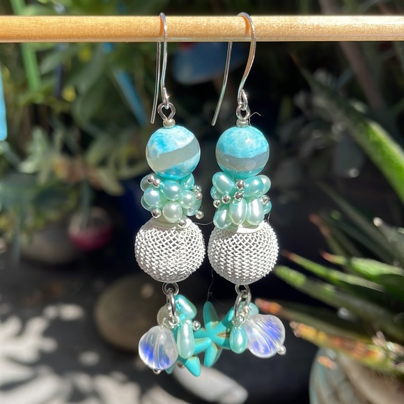 “Ocean Poem” earrings - Picture 17 of 17